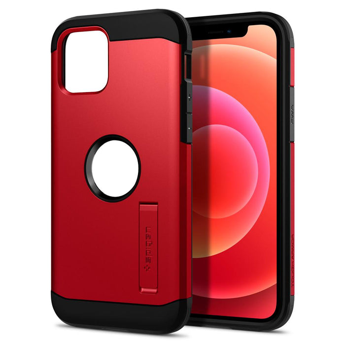 Funda Spigen Tough Armor iPhone 13 Rojo